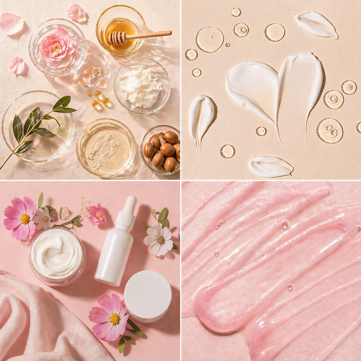 natural skincare ingredients gentle beauty LILU natural skincare ingredients and gentle beauty textures for sensitive skin safe kids makeup LILU