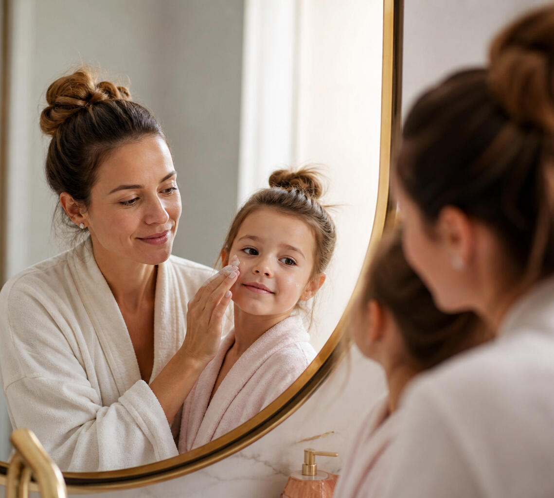 LILU logo beauty brand for moms and kids LILU logo gentle makeup brand for moms and kids Australi